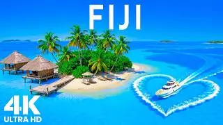 Fiji 4K 🇫🇯 | Tropical Beaches, Crystal Lagoons & Deep House Chill Vibes 2026