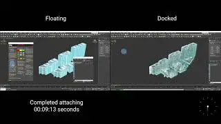What's slowing down 3ds Max? Floating versus docked Explorer