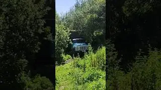 Газ 53 с тюками по бездорожью!