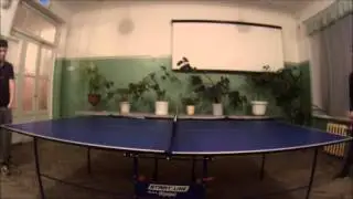 Лёгкие кручёные подачи в настольном теннисе 2!