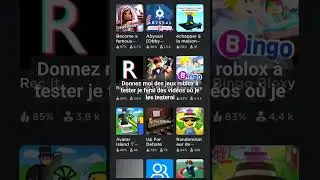 #roblox #shorts #testjeu J'ai plus d'idées 😂