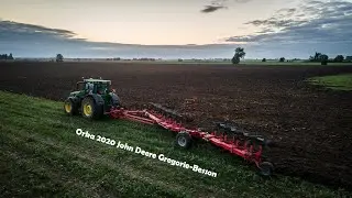 Orka 2020 John Deere 8400 R & Grégoire-Besson GR Ptaszkowo