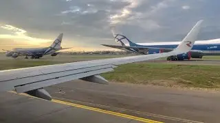 Takeoff from Moscow| Boeing 737 Rossiya