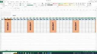 Excel Attendance Sheet