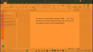 Performance Measurement Baseline (PMB) In Project Management