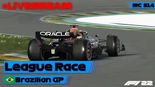 F1 22 League Race - Brazilian GP  [Livestream] (IRC S14 Round 9)