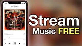 Stream music for FREE using this app store app
