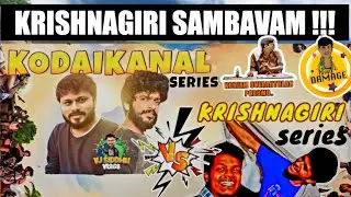 Vj Siddhu Vlogs vs Why NOT Vlogs at KRISHNAGIRI   #whynot  #motivation,#krishnagiribusstand