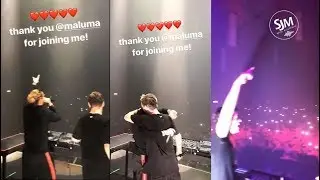 Martin Garrix y Maluma juntos en el escenario en Colombia 😱➕❌🔥🔥