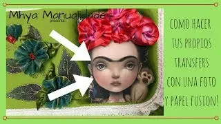 TUTORIAL DE PINTURA EN TELA/Como convertir tu fotografía en transfer para tela por Miss Dorylu
