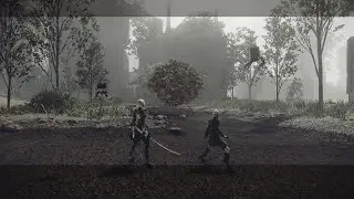 NieR: Automata (19) Агрессивное наступление роботов. Явление Евы