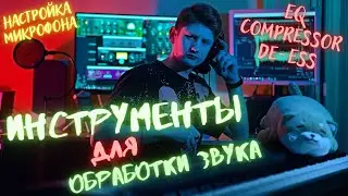 Супер звук в твоих видео. Настрой свой микрофон и сделай обработку звука. EQ, Compressor, De-Ess