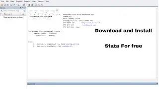 Free Download STATA 18 With Free License: A Step-by-Step Guide-Latest