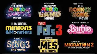 All Upcoming Illumination Movies (After Super Mario Galaxy!)