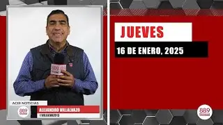 Resumen de noticias 16 de enero de 2025 / Panorama Informativo.