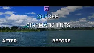 20 Free Cinematic Video Luts Tutorial & Free Download | Color Grading | Adobe Premiere Pro | Rafiul