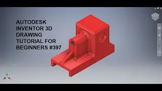 Autodesk Inventor 3d Part Modelling Tutorial 
