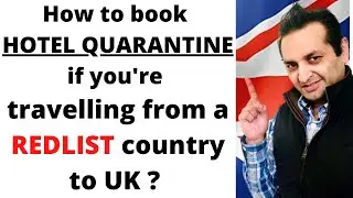 How to book HOTEL QUARANTINE if you are travelling from a redlist country to UK | JK Civil Engineer