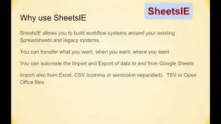 SheetsIE - automatically import data into Google Sheets
