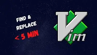 Editing in Vim - Find and Replace