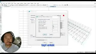 PART 6 MENAMBAHKAN BAJA TULANGAN DAN DESAIN TIEBEAM (SAP2000 GUDANG BAJA DENGAN CRANE) #structure