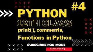 How to use Functions in Python | Python Tutorial for Beginners | Functions in Python | vipin coding