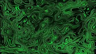 Green Psychedelic Background Loop 4K Trippy Live Wallpaper | No Sound