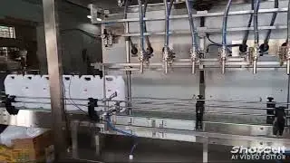Bottle filling machine servo model