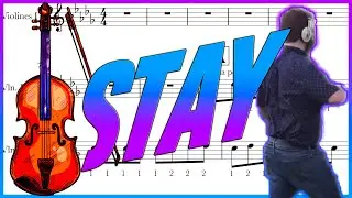 STAY partitura violín/ partitura violino / violin sheet - easy violin sheet /THE KID LAROI