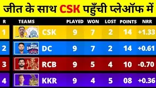 IPL Points Table 2021 After RCB vs CSK Match || IPL Points Table 2021