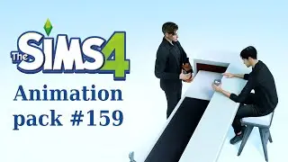 Animation Pack #159 - at the bar | Анимации Симс 4 - у барной стойки (Download)