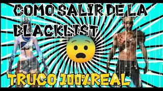 😱¿COMO SALIR DE LA BLACKLIST? | Free Fire✅ #freefire #shorts
