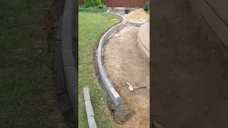 installation of curb!