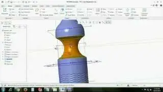bottle surfaceing design and analysis in creo 3.0