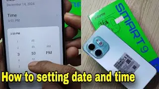 How to setting date and time on infinix smart 9