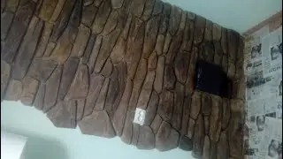 Реалистичная и дешевая покраска камня из бетона !!!