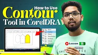 Contour Tool in CorelDRAW | How to Use Contour Tool in CorelDRAW | CorelDRAW Tool Tutorial