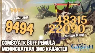 50k DMG Trick How to Increase Damage in Genshin Impact (F2P) Tips Indonesia