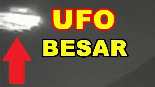 UFO Besar di GUNUNG BERAPI Terekam CCTV
