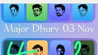 Major Dhurv Puzzle Code | 03 Nov daily Dhurv Combo for Major #binance