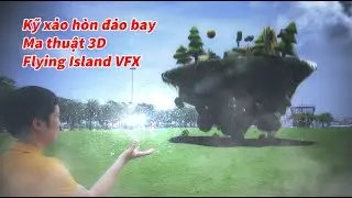 Kỹ xảo 3D hòn đảo bay ma thuật - Magic Flying Island VFX CGI 3D After Effects tutorial