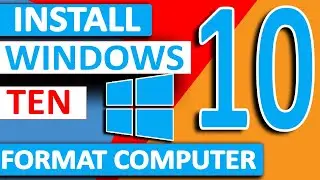 Install Windows 10 from USB or CD  | Format Computer | Install windows using Bootable USB