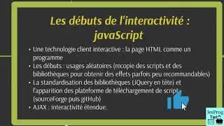 Histoire des langages de programmation web (html, css, javascript, php, ...) - JesProg Tuto