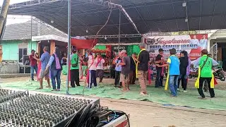 Langen tayub selendang biru nyi yasmi dalam acara tasyakuran kemenangan prabowo gibran.