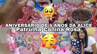 ANIVERSÁRIO DE 4 ANOS DA ALICE