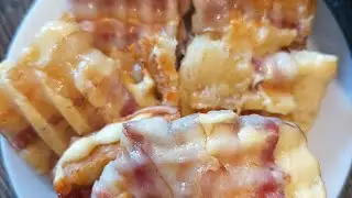 быстро и вкусно. бекон с сыром 