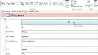 Access 2013 Formatting Forms