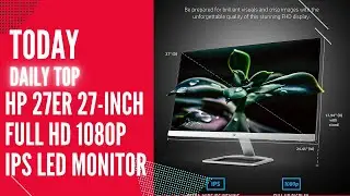 HP 27er 27-Inch Full HD 1080p IPS LED Monitor - hp 27es monitor review - big budget monitor