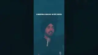 Diljit Dosanjh Live Tribute to Sidhu Moose Wala Brother 410 New Song SIDHU MOOSE WALA SUNNY MALTON