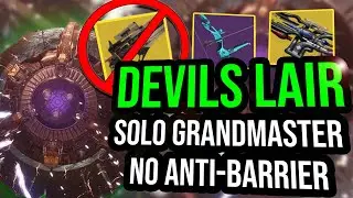 GRANDMASTER DEVILS LAIR SOLO PLATINUM WITHOUT ANTI-BARRIER ROUNDS // Destiny 2 Season of the Lost